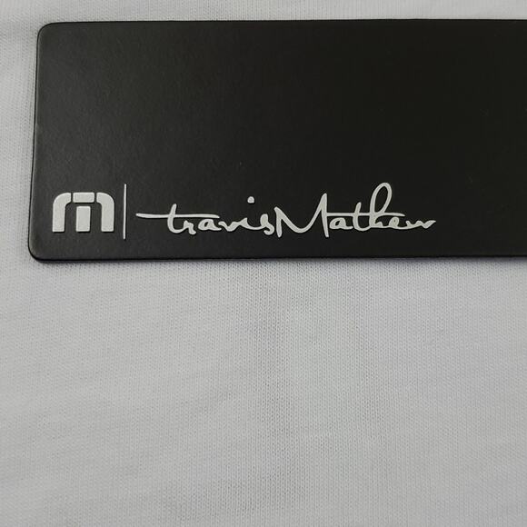 Travis Mathew Men's White Short Sleeve Mountain Money T-shirt Size S - Picture 6 of 8